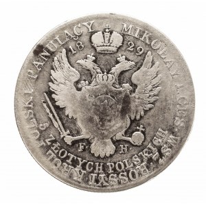 Królestwo Polskie, Mikołaj I 1825-1855, 5 złotych 1829 F.H., Warszawa