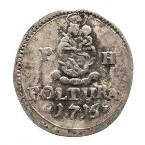 Węgry, Karol VI 1711-1740, 1 poltura 1716 PH