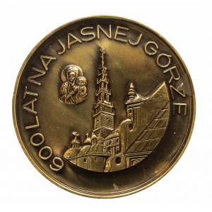 PRL, medal, Jan Paweł II, 600 lat na Jasnej Górze 1982. Poznań.