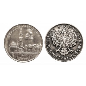 PRL, medal, Jan Paweł II, zestaw dwóch medali 1983.