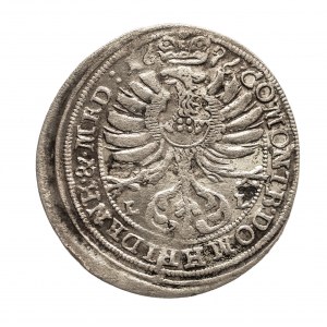 Śląsk, Księstwo Oleśnickie, Christian Ulrich 1668-1704, 3 krajcary 1696 LL, Oleśnica