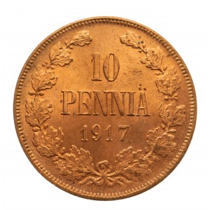 Finlandia, 10 pennia 1917
