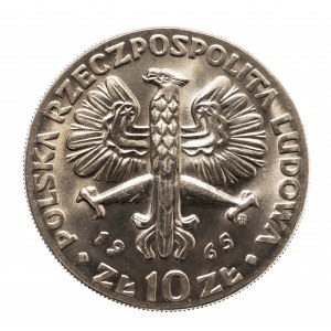 Polska, PRL 1944-1989, 10 złotych 1965, Nike, Warszawa