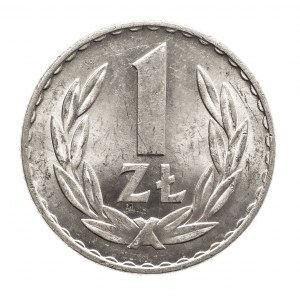 Polska, PRL 1944-1989, 1 złoty 1949 aluminium, Warszawa