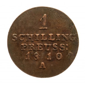 Niemcy, Prusy, Fryderyk Wilhelm III 1797-1840, szeląg 1810 A, Berlin