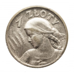 Polska, II Rzeczpospolita 1918-1939, 1 złoty 1925 Żniwiarka, Londyn
