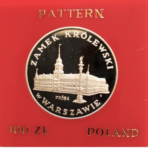 Polska, PRL 1944-1989, 100 złotych 1975, Zamek Królewski w Warszawie, próba, srebro, Warszawa