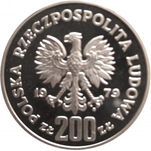 Polska, PRL 1944-1989, 200 złotych 1979, Mieszko I, srebro, Warszawa