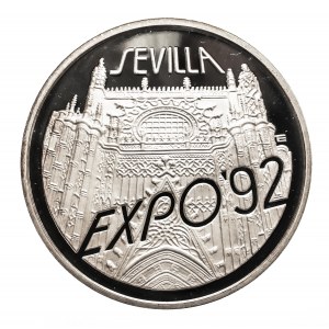 Polska, Rzeczpospolita od 1989 roku, 200000 złotych 1992, EXPO'92, srebro, Warszawa