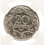 Polska, II Rzeczpospolia 1918-1939, 20 groszy 1923, nikiel