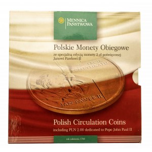 Polska, Rzeczpospolita od 1989 roku, oficjalny zestaw monet obiegowych