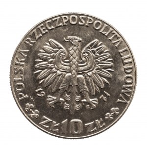 Polska, PRL 1944-1989, 10 złotych 1971 FAO - chleb dla świata, próba