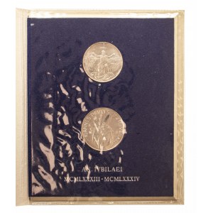 Watykan, Jan Paweł II, zestaw 2 monet, Rok Święty 1983 - 1984 (2).