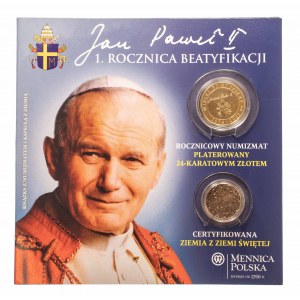 Polska, medal, Jan Paweł II, I rocznica beatyfikacji, 2012.