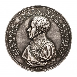 Niemcy, Prusy, medal Wilhelm Anton von Klewitz 1813. Poznań.