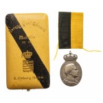 Niemcy, księstwo Sachsen-Coburg-Gotha, medal Księcia Carla Edwarda w oryginalnym etui.