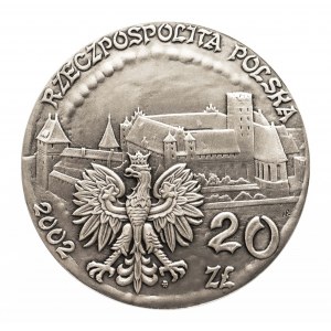 Polska, Rzeczpospolita od 1989, 20 złotych 2002, Zamek w Malborku