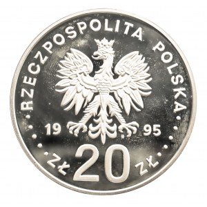 Polska, Rzeczpospolita od 1989 r., 20 złotych 1995, Katyń-Miednoje-Charków 1940