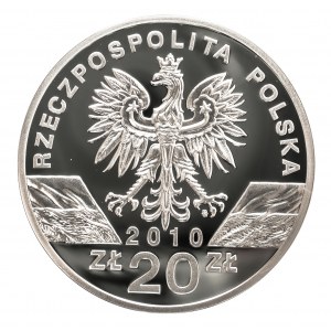 Polska, Rzeczpospolita Polska od 1989, 20 złotych 2010, Podkowiec mały