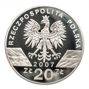 Polska, Rzeczpospolita Polska od 1989, 20 złotych 2007, Foka szara