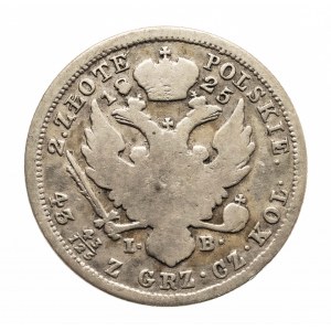 Królestwo Polskie 1816-1841, Aleksander I, 2 złote 1825 I.B., Warszawa