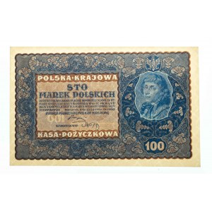 Polska, II Rzeczpospolita 1919 - 1939, 100 MAREK POLSKICH, 23.08.1919, IF Serja X.