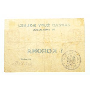 Galicja, Wieliczka - Zarząd Żupy Solnej, 1 korona 1919