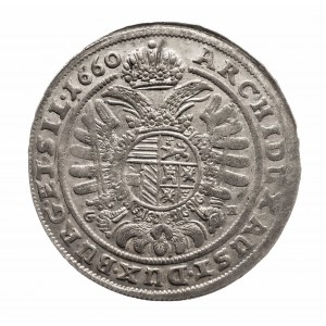 Śląsk, Leopold I 1657-1705, 15 krajcarów 1660 GH, Wrocław.