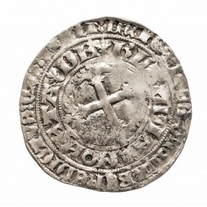 Niderlandy, Holandia - Wilhelm V Bawarski 1354–1389, podwójny grosz.