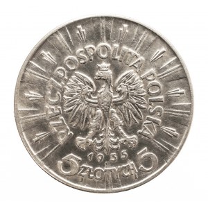 Polska, II Rzeczpospolita 1918-1939, 5 złotych 1935 Piłsudski, Warszawa
