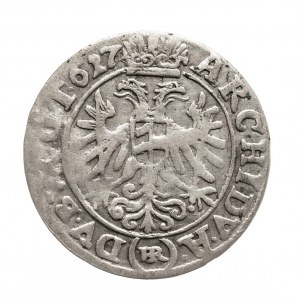Śląsk, Ferdynand II 1619-1637, 3 krajcary 1627 HR, Wrocław.
