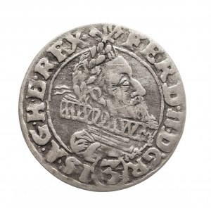 Śląsk, Ferdynand II 1620-1637, 3 krajcary 1630, Wrocław.