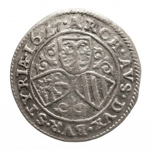 Austria, Ferdynand II 1619-1637, 3 krajcary 1627, Graz