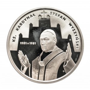 Polska, Rzeczpospolita od 1989 r., 10 złotych 2001, Ks. Kardynał Stefan Wyszyński (1901-1981)