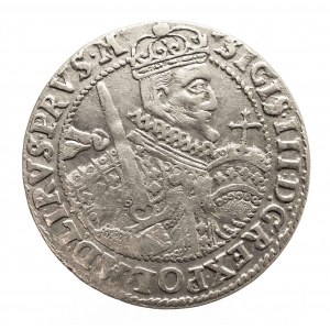 Polska, Zygmunt III Waza 1587-1632, Ort 1623, Bydgoszcz – PRVS M – podwójne spirale