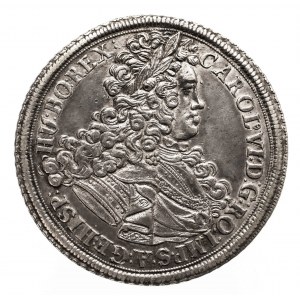 Śląsk, Śląsk pod panowaniem Habsburgów, Karol VI 1711-1740, talar 1713 B, Wrocław