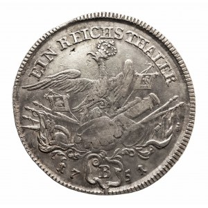 Niemcy, Prusy, Fryderyk II 1740-1786, talar 1751 B, Wrocław