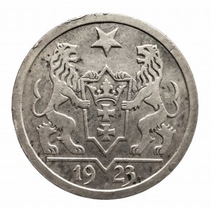 Wolne Miasto Gdańsk, 2 guldeny 1923, srebro