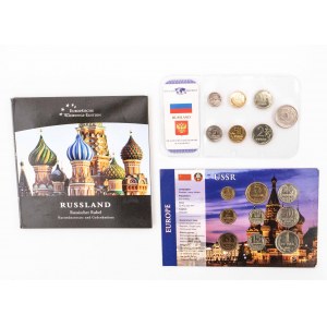 Rosja, ZSRR, zestawy monet obiegowych