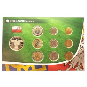 Polska, Rzeczpospolita od 1989 roku, Mistrzostwa Europy w Piłce Nożnej 2012 - zestaw monet obiegowych