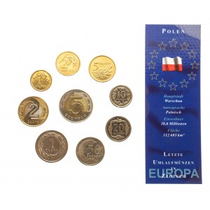 Polska, Rzeczpospolita od 1989 roku, blister z monetami obiegowymi