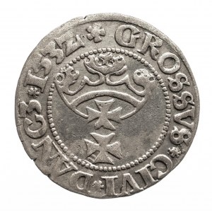 Polska, Zygmunt I Stary 1506-1548, grosz 1532, Gdańsk.