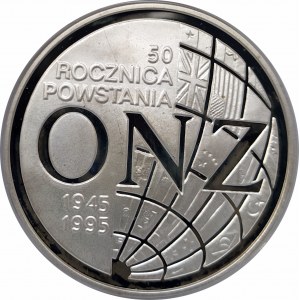 Polska, Rzeczpospolita od 1989 roku, 20 złotych 1995, ONZ