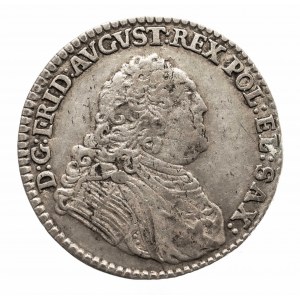 Polska, August III Sas 1733 - 1763, 1/6 talara 1763 FWôF, Drezno