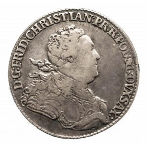 Fryderyk Krystian 1763, 2/3 talara (gulden) 1763, Drezno