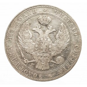 Zabór Rosyjski, Mikołaj I 1825-1855, 3/4 rubla / 5 złotych 1836 MW, Warszawa