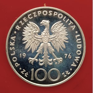 Polska, PRL 1944-1989, 100 złotych 1976, Tadeusz Kościuszko, próba