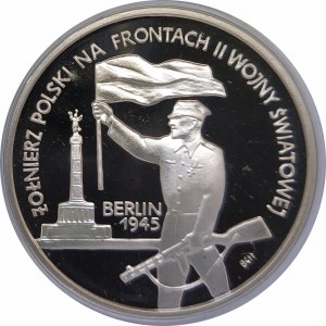 Polska, Rzeczpospolita od 1989 roku, 10 złotych 1995, Żołnież Polski Na Frontach II Wojny Światowej - Berlin 1945