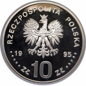 Polska, Rzeczpospolita od 1989 roku, 10 złotych 1995, Żołnież Polski Na Frontach II Wojny Światowej - Berlin 1945