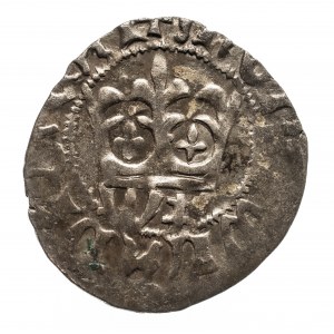 Polska, Władysław Jagiełło 1386–1434, półgrosz koronny 1413-1414,W‡, Kraków